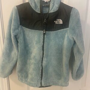 The North Face Light Blue and Black Toddler Jacket